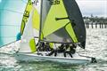 Practice racing - RS Feva - Royal Akarana YC - May 5, 2025 © Justin Mitchell www.justinmitchell.co.nz - Instagram: @jl_mitchell_