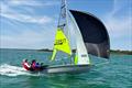 Cassius and Fallon Day win the 72nd Junior Schools Championship at Itchenor &copy; Helen Fretter