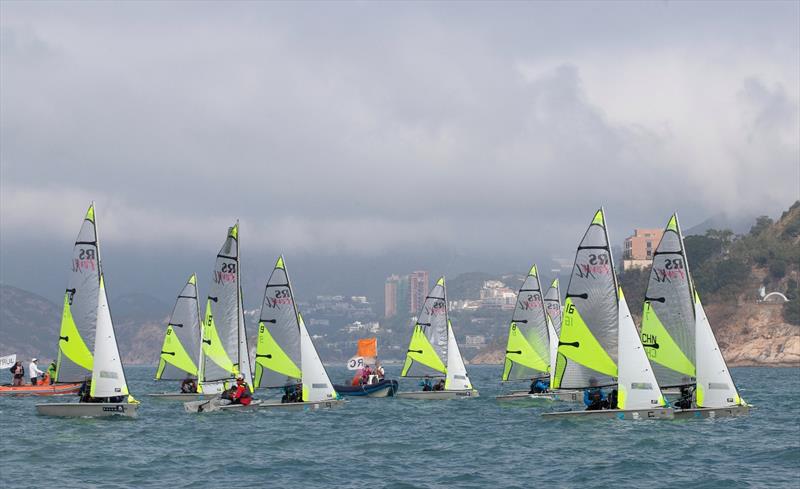 Sun Hung Kai & Co. Hong Kong Race Week 2024 - Day 1 photo copyright RHKYC / Guy Nowell taken at Royal Hong Kong Yacht Club and featuring the RS Feva class