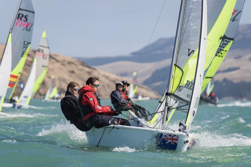 RS Fevas racing in the SailGP Inspire program - Lyttelton - March 22, 2024 - photo © Justin Mitchell