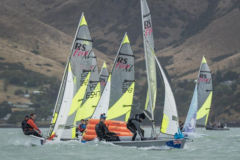 RS Fevas racing in the SailGP Inspire program - Lyttelton - March 23, 2024 - photo © Justin Mitchell