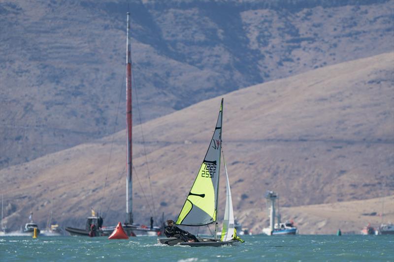 RS Fevas racing in the SailGP Inspire program - Lyttelton - March 23, 2024 - photo © Justin Mitchell