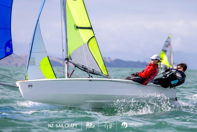 New Zealand RS Feva Nationals - Day 2 - April 14, 2024 -0 Maraetai Sailing Club photo copyright Suellen Hurling taken at  and featuring the RS Feva class