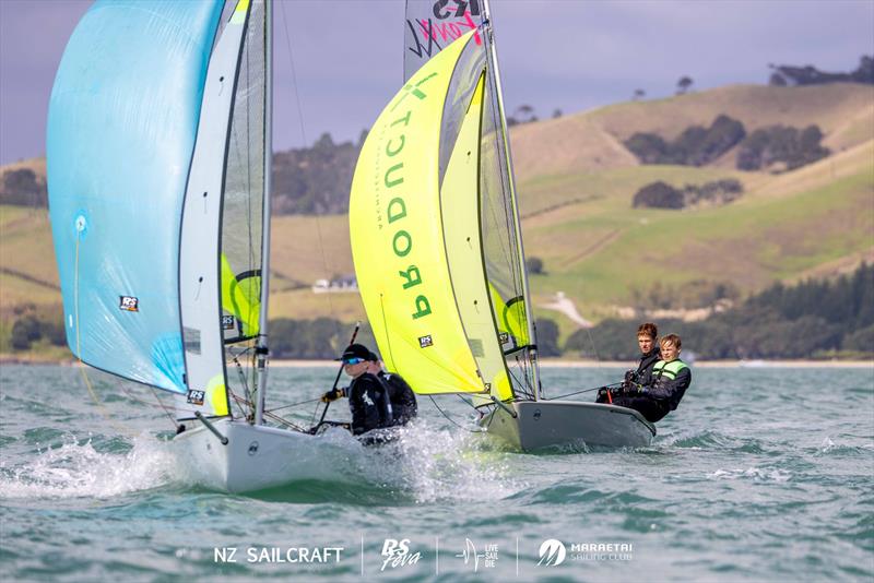 New Zealand RS Feva Nationals - Day 2 - April 14, 2024 -0 Maraetai Sailing Club photo copyright Suellen Hurling taken at  and featuring the RS Feva class