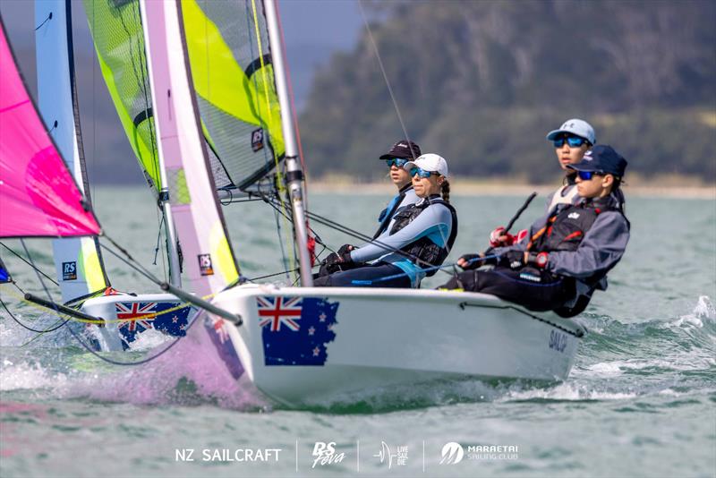 New Zealand RS Feva Nationals - Day 2 - April 14, 2024 -0 Maraetai Sailing Club - photo © Suellen Hurling