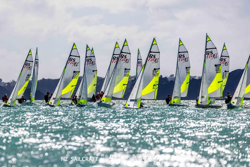 New Zealand RS Feva Nationals - Day 2 - April 14, 2024 -0 Maraetai Sailing Club photo copyright Suellen Hurling taken at  and featuring the RS Feva class