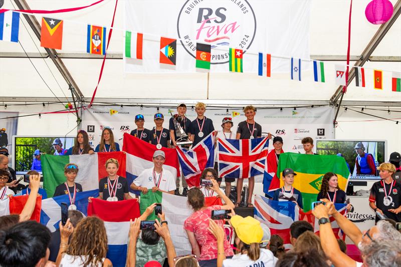 2024 RS Feva World Championships Main Category Winners photo copyright Oli King Photography taken at Aquavitesse and featuring the RS Feva class