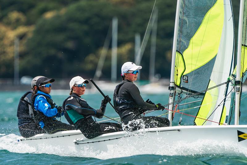 Day 4 - Final Day Races 9-11 - SailGP Inspire- RS Feva - Royal Akarana YC - Jan 19, 2025 - photo © Justin Mitchell www.justinmitchell.co.nz - Instagram: @jl_mitchell_