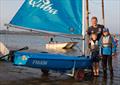 David ‘Freddie' Carr names the new boats at Tudor Sailing Club © Hannah Barnes