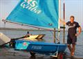 David ‘Freddie' Carr names the new boats at Tudor Sailing Club © Hannah Barnes