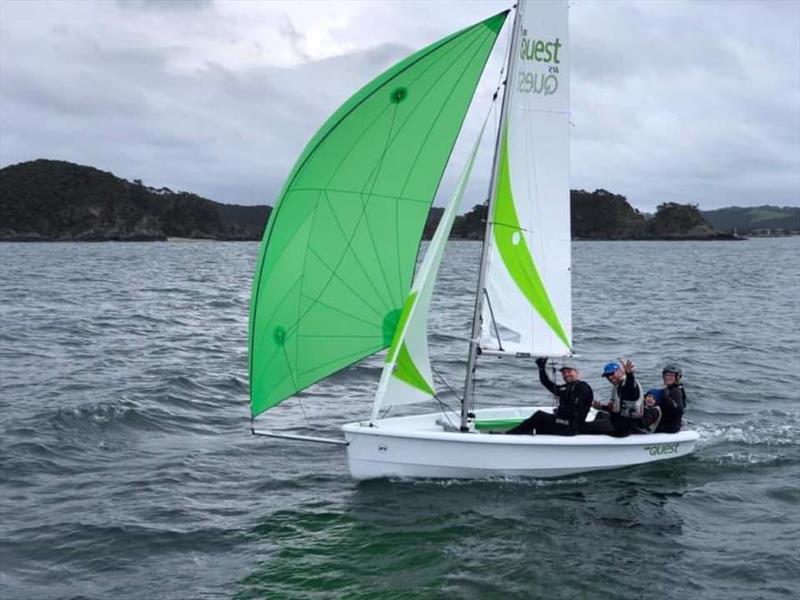 There is room not only for a father and a son, but for two pairs of them on the RS Quest  photo copyright NZ Sailcraft taken at Wakatere Boating Club and featuring the RS Quest class