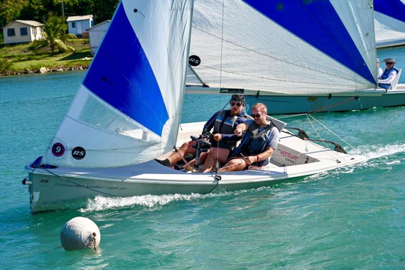 Enjoying racing the RS Venture Connects as part of the fundraiser - photo © Ed Gifford