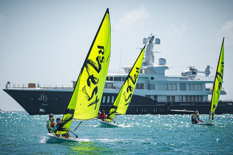 Junior sailors from the Sint Maarten Yacht Club were invited to race in a specially-designed event for developing the next generation of racers at the St. Maarten Heineken Regatta photo copyright Laurens Morel / www.saltycolours.com taken at Sint Maarten Yacht Club and featuring the RS Zest class