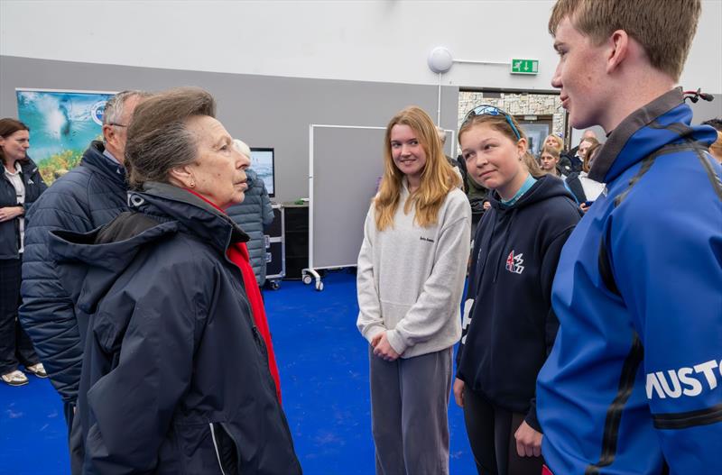 HRH The Princess Royal visits the RYA Youth Nationals - photo © PKC Media / Royal Yachting Association