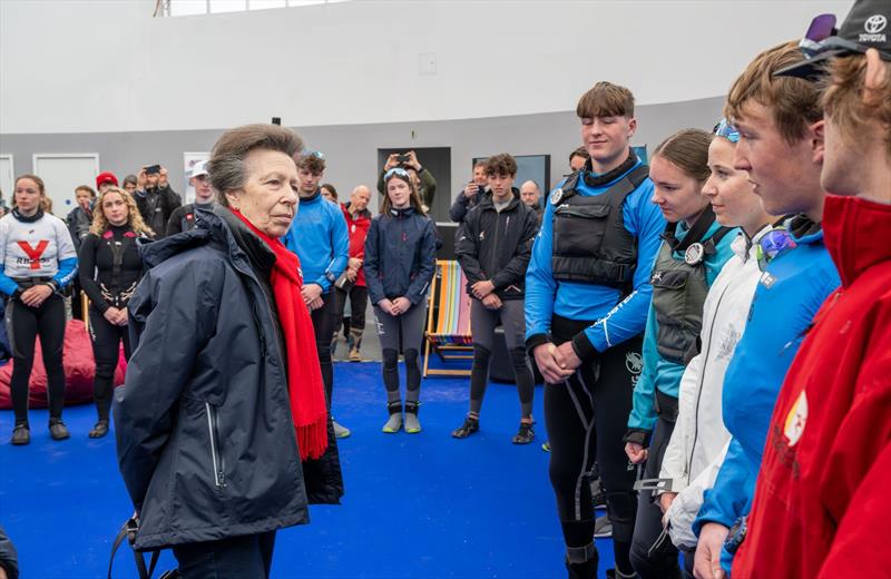 HRH The Princess Royal visits the RYA Youth Nationals - photo © PKC Media / Royal Yachting Association