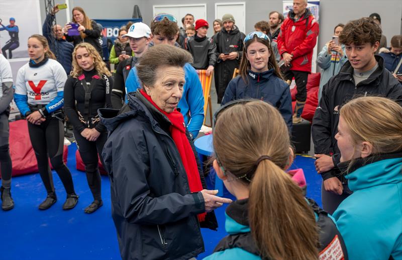 HRH The Princess Royal visits the RYA Youth Nationals - photo © PKC Media / Royal Yachting Association