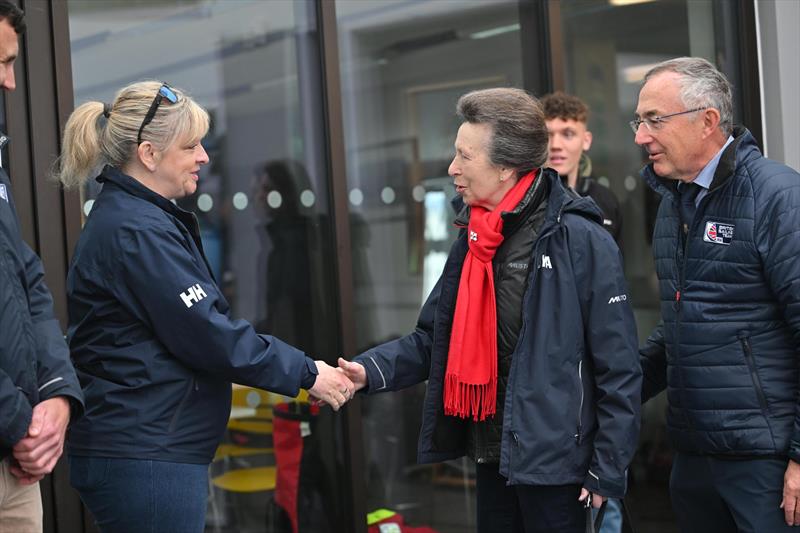 HRH The Princess Royal visits the RYA Youth Nationals - photo © PKC Media / Royal Yachting Association
