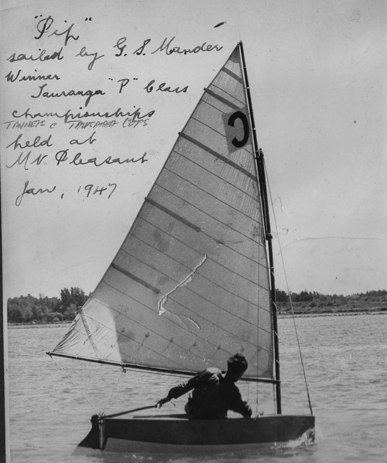 Pip winner Tauranga and Tanner Cup Mt Pleasant YC photo copyright Mander Family Archives taken at Pleasant Point Yacht Club and featuring the  class