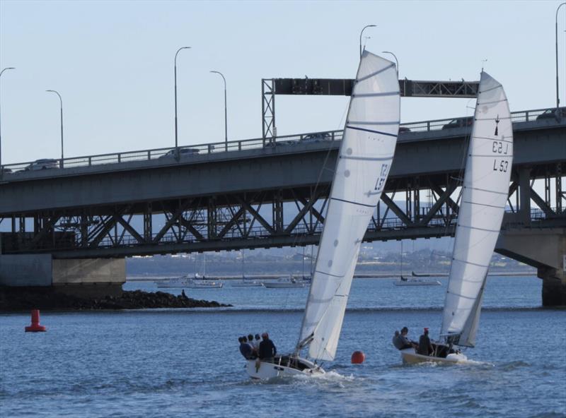 Orion II has just overtaken Limited Edition - 100th Lipton Cup - May 1, 2021 - Ponsonby Cruising Club photo copyright Ponsonby Cruising Club taken at Ponsonby Cruising Club and featuring the  class