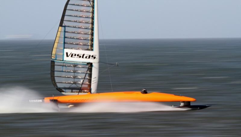 Vestas Sail Rocket 2 will be on display during Weymouth Speed Week at the WPNSA photo copyright Vestas Sailrocket taken at Weymouth & Portland Sailing Academy and featuring the Sailrocket class