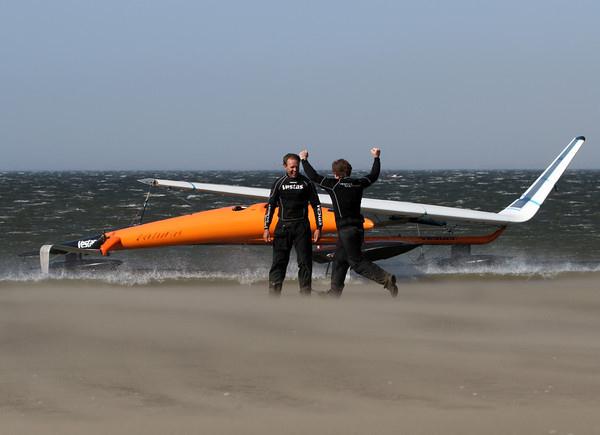 Simply sensational: 65.45 over 500 metres for VESTAS Sailrocket 2 photo copyright Helena Darvelid / VESTAS Sailrocket 2 taken at  and featuring the Sailrocket class