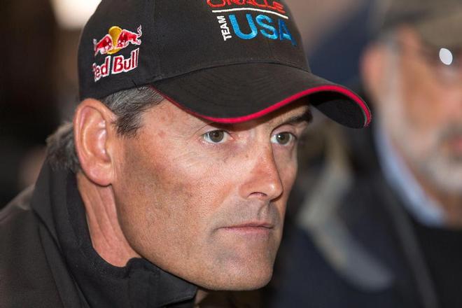 Four time winner of the America’s Cup winner and Olympic Gold medalist, Russell Coutts is a graduate of the Auckland School of Engineering © Gilles Martin-Raget / Oracle Racing