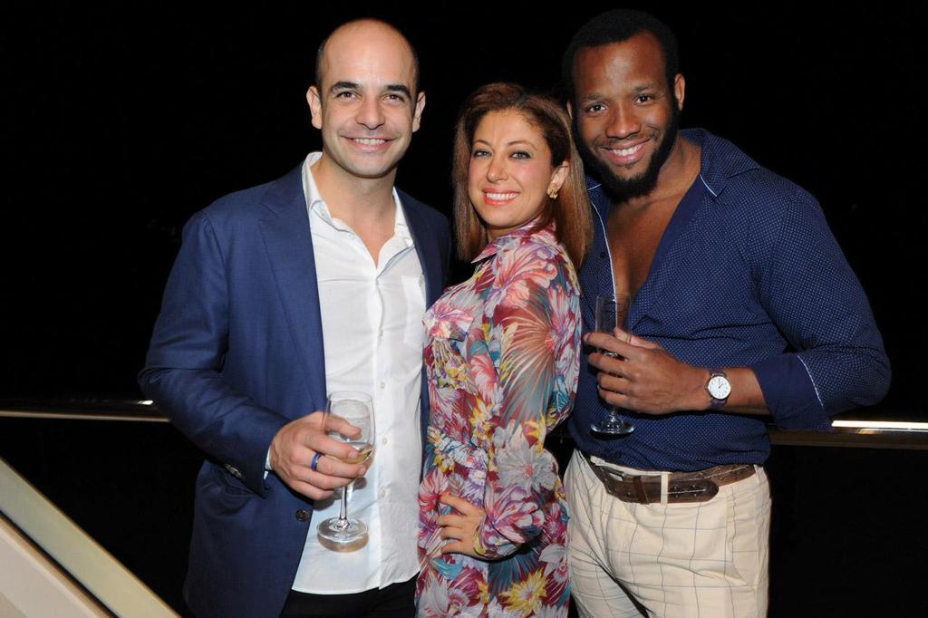 Adriano Zumbo, Daniella Ruggero and Marvin Holder, Audi Hamilton Island Race Week - Welcome Cocktail Party photo copyright Belinda Rolland taken at  and featuring the  class