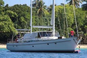 Raj on a mooring in Vanuatu photo copyright  SW taken at  and featuring the  class