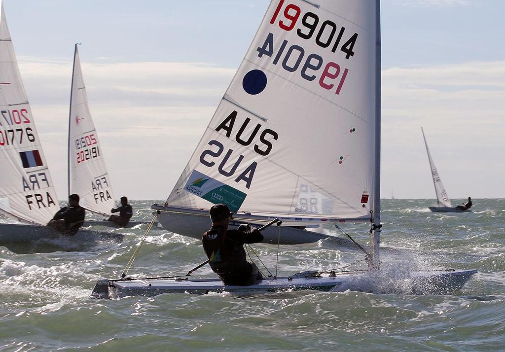 Ashley Brunning Laser - La Semaine Olympique Française de Voile 2013 photo copyright Sail-World.com http://www.sail-world.com taken at  and featuring the  class