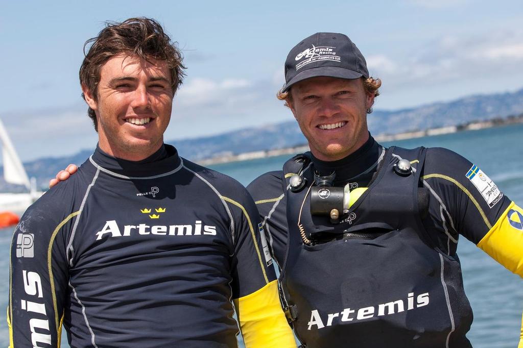 Iain Jensen and Nathan Outteridge have joined Artemis Racing for America’s Cup 35 © Artemis Racing http://www.artemisracing.com