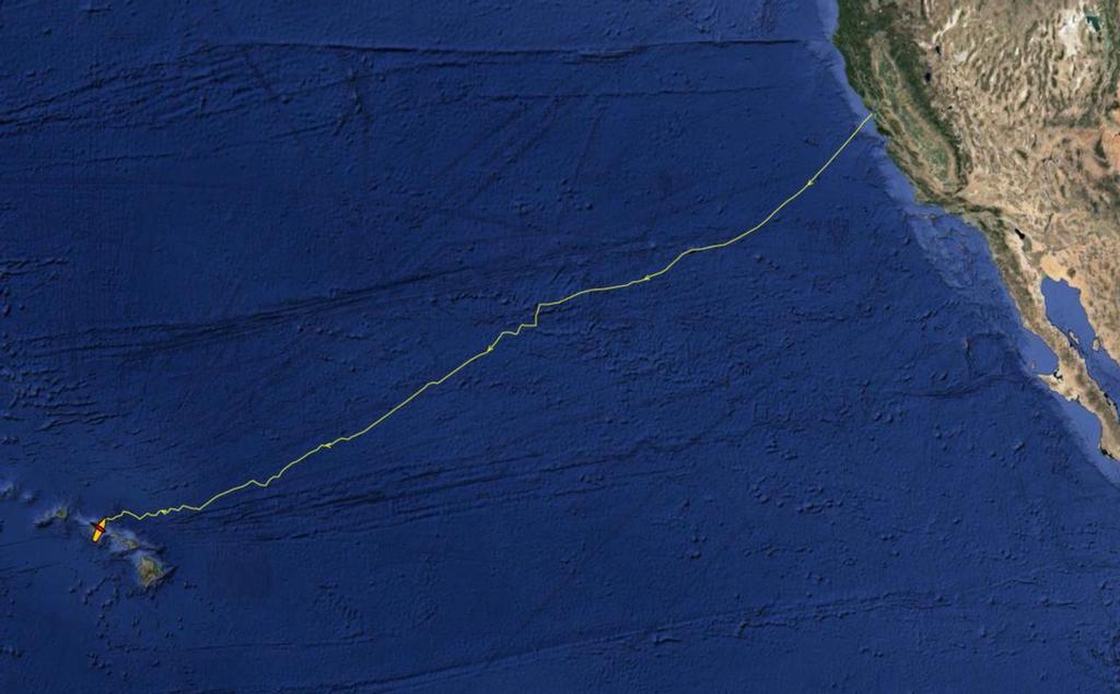 Saildrone 1's route photo copyright  SW taken at  and featuring the  class