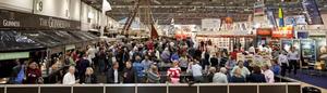 General view of Guinness Bar at the London Boat Show 2014, ExCeL, London. photo copyright onEdition http://www.onEdition.com taken at  and featuring the  class