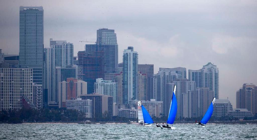 ISAF Sailing World Cup 2014, Miami FL © Richard Langdon /Ocean Images http://www.oceanimages.co.uk