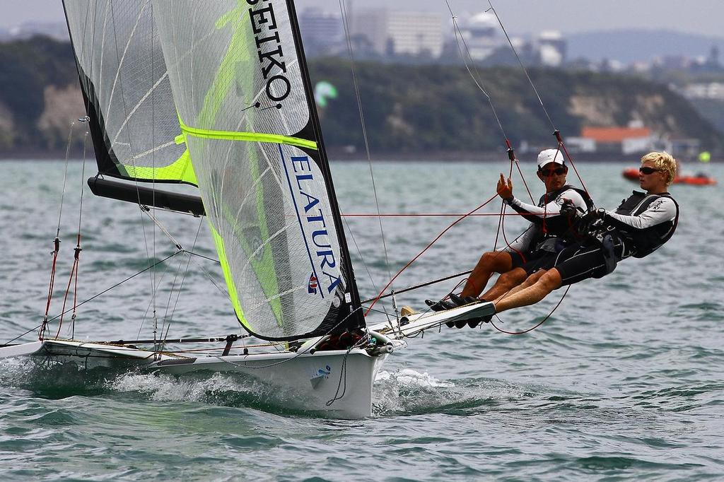 Oceanbridge Sail Auckland- Images from Day 4 - 49ers and 49erFX