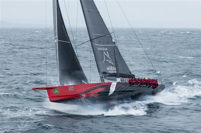 Comanche (USA) cutting an impressive figure during the Rolex Sydney Hobart. ©  Rolex/Daniel Forster http://www.regattanews.com