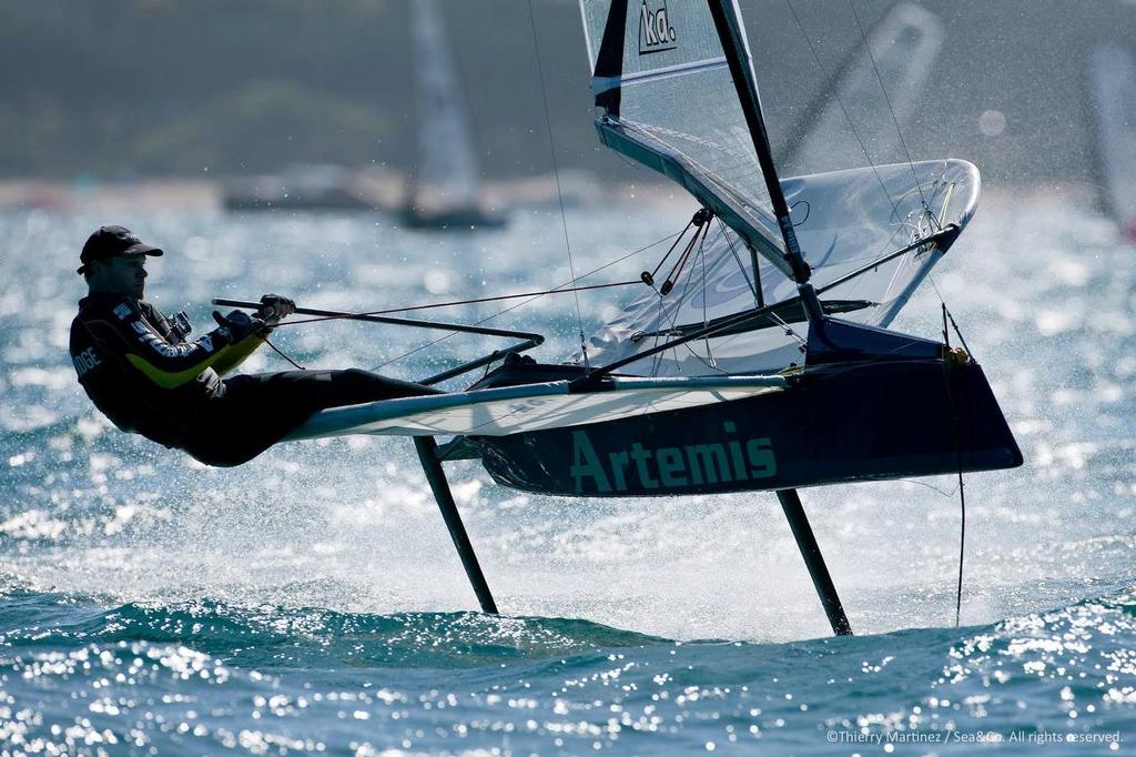 Nathan Outteridge - Day 0 - 2015 Moth World Championships, Sorrento, Melbourne © Thierry Martinez http://www.thmartinez.com