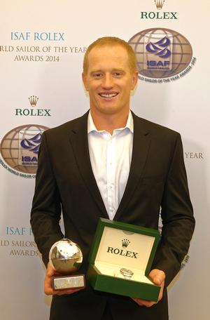 ISAF Rolex World Sailor of the Year James Spithill photo copyright  Rolex/ Kurt Arrigo http://www.regattanews.com taken at  and featuring the  class