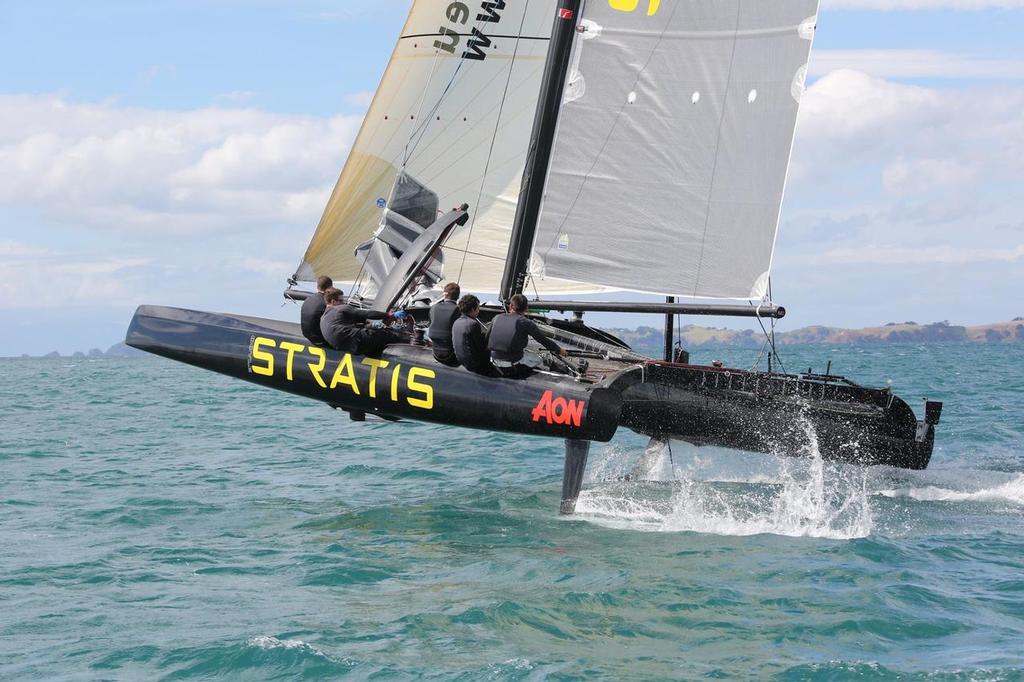 Mike Sanderson’s Stratis SL33 sailing in Auckland ©  Will Calver - Ocean Photography http://www.oceanphotography.co.nz/