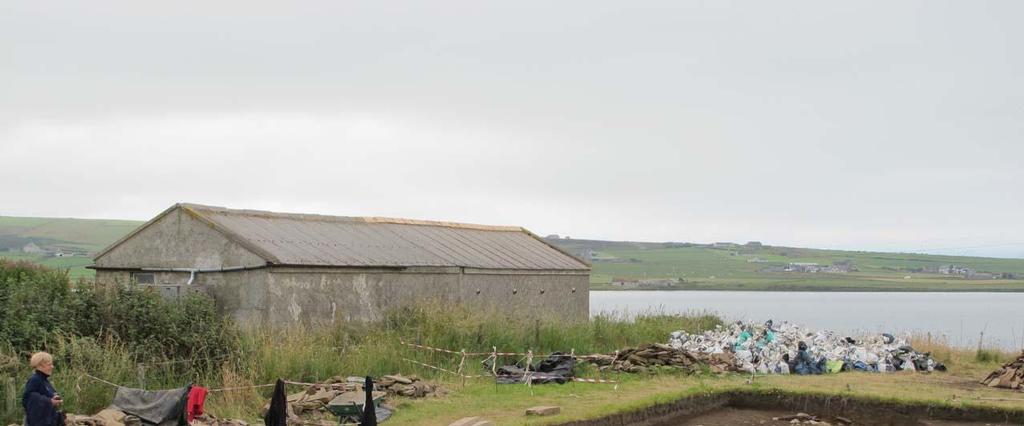 Excavations continue on West Mainland, Orkney © Paul and Sheryl Shard http://www.distantshores.ca/