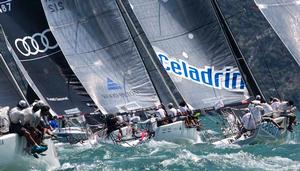 Day3, Melges 32 European Championshp 2014 - Fleet photo copyright Carlo Borlenghi / www.carloborlenghi.com taken at  and featuring the  class