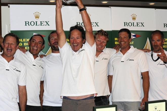 2014 Rolex Big Boat Series, prizegiving - Orion, Peter Isler © Chuck Lantz http://www.ChuckLantz.com