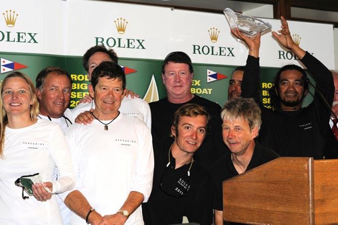 2014 Rolex Big Boat Series, prizegiving - Peregrine © Chuck Lantz http://www.ChuckLantz.com