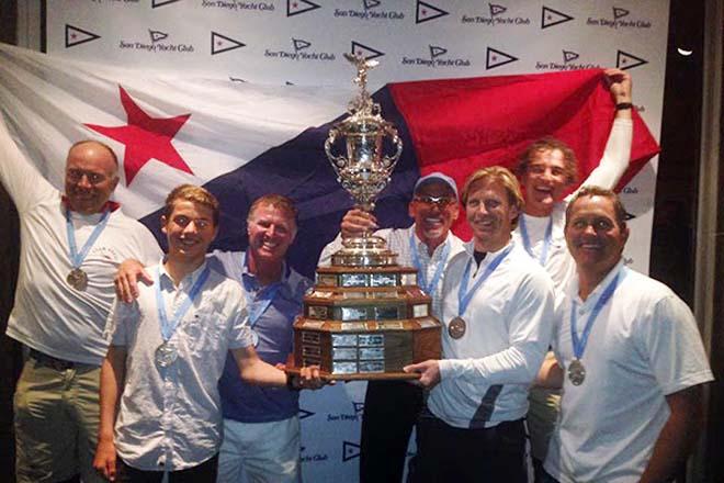 Chris Raab and his crew from St. Francis Yacht Club. © San Diego Yacht Club . http://www.sdyc.org