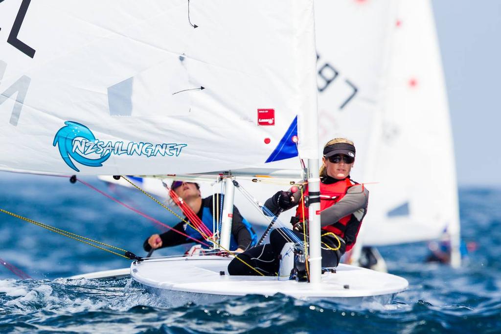 Laser Radial - NZL Sailing Team - Day 2, ISAF Sailing World - Santander © Pedro Martinez / Sailing Energy http://www.sailingenergy.com/