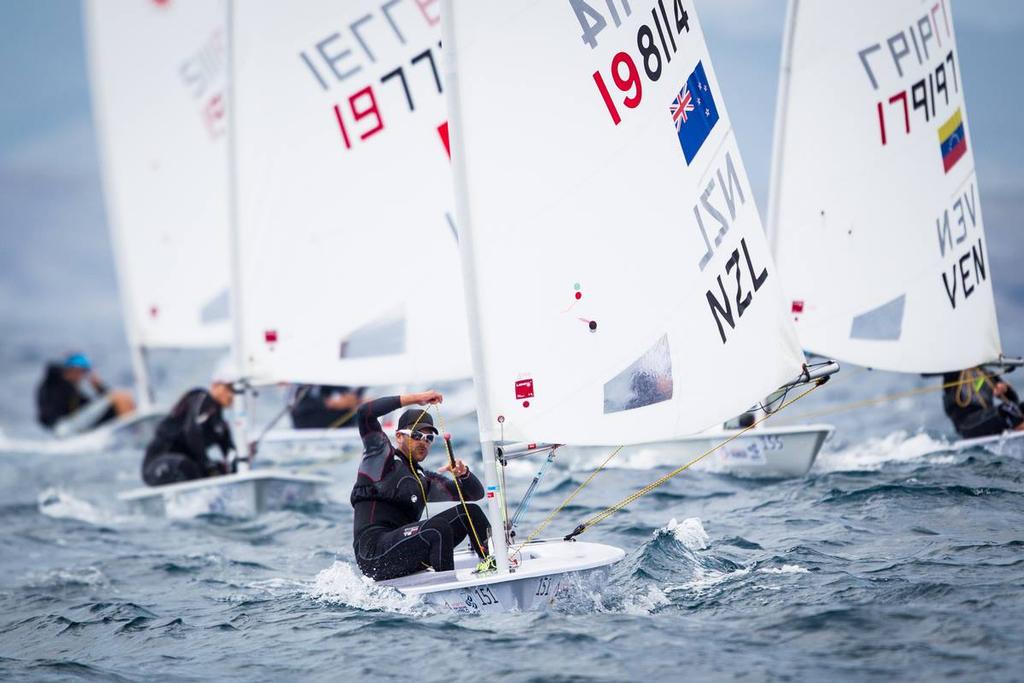 Laser - NZL Sailing Team - Day 2, ISAF Sailing World - Santander © Pedro Martinez / Sailing Energy http://www.sailingenergy.com/