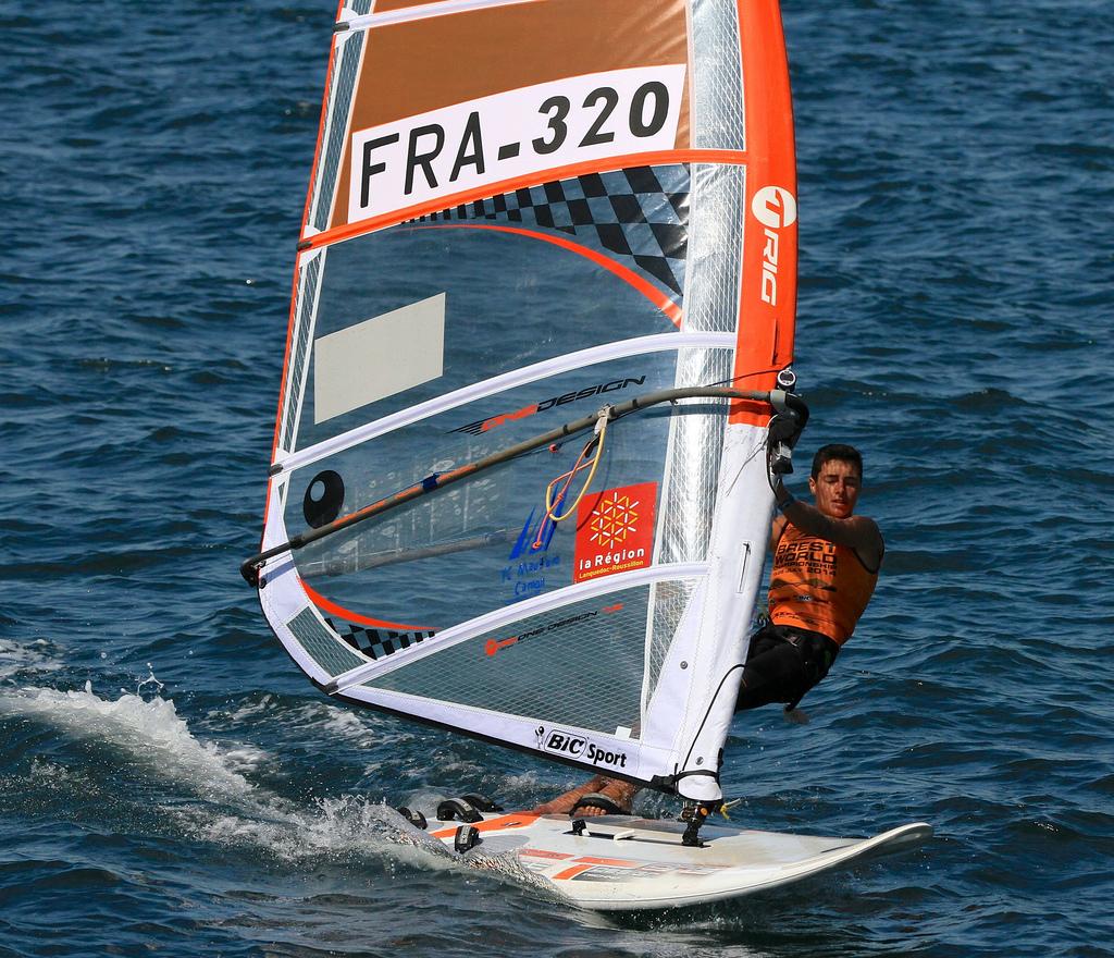 2014 Techno 293 Worlds Tom Monnet - Twenty Boys Techno 293 sailors out to impress at Nanjing 2014 Youth Olympic Games photo copyright Patrik Pollak taken at  and featuring the  class