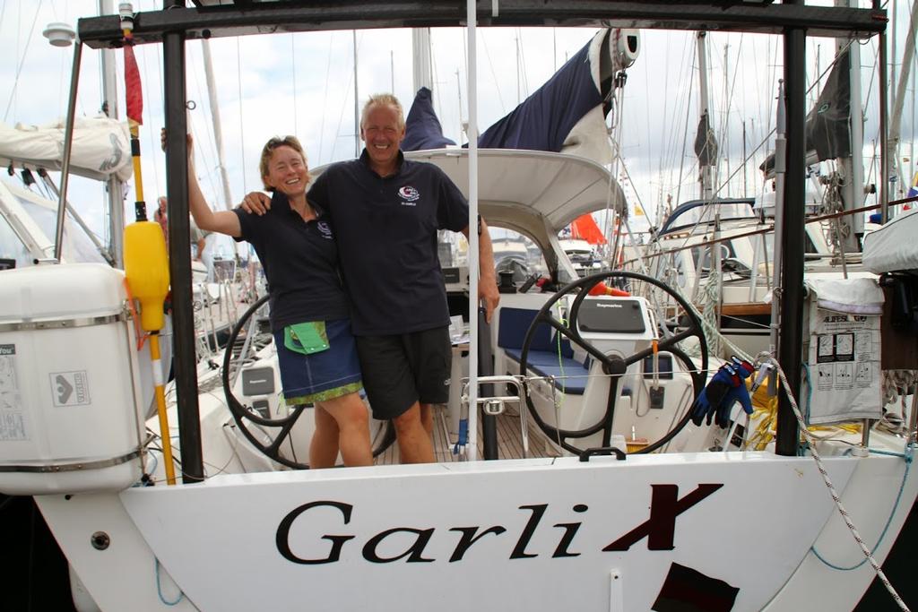 ARC+ Las Palmas GarliX Dogmar and Jens. © World Cruising Club http://www.worldcruising.com