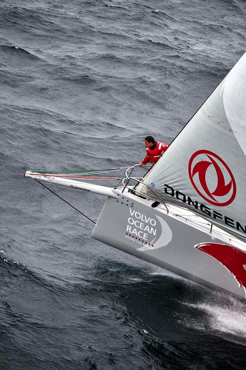 Volvo Ocean Race 2014 - DONGFENG - Skipper : Charles Caudrelier ©  Benoit Stichelbaut / Dongfeng Race Team