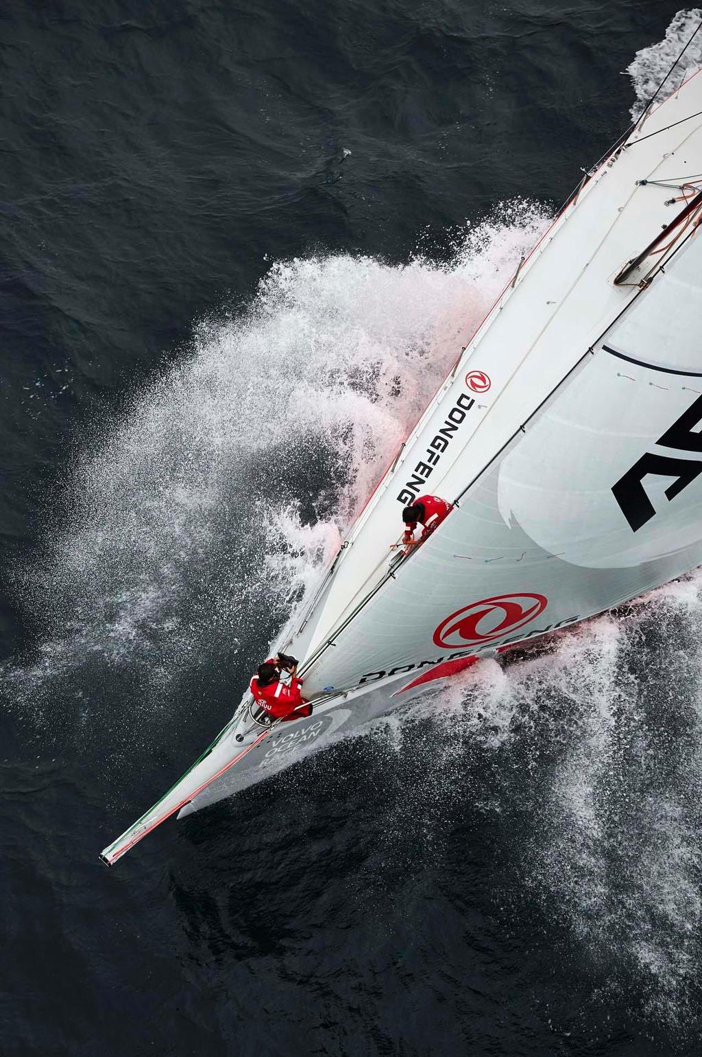Volvo Ocean Race 2014 - Dongfeng - Skipper : Charles Caudrelier ©  Benoit Stichelbaut / Dongfeng Race Team