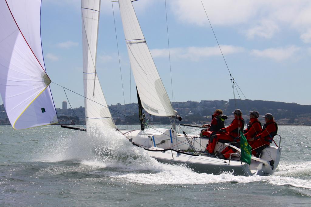 Reaching at pace in the J-70 photo copyright SW taken at  and featuring the  class